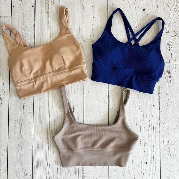 Lululemon Sports Bra Bundle - 3 Sports Bra - Picture 1 of 4